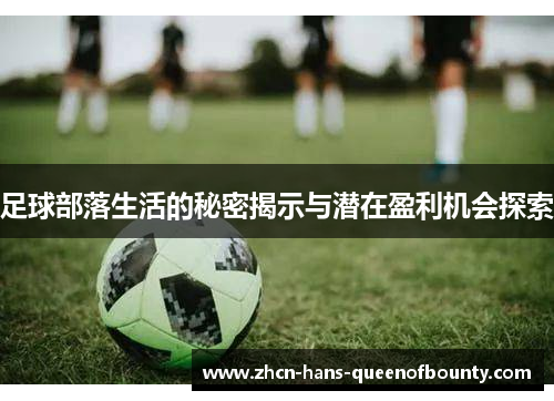 足球部落生活的秘密揭示与潜在盈利机会探索